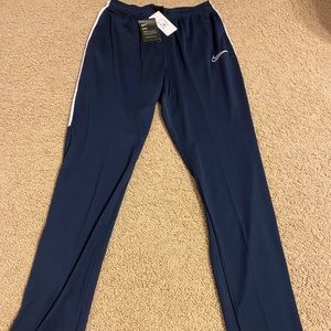 Navy Athletic Pants (Pocket & Ankle Zippers)